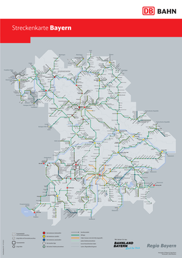 Streckenkarte Bayern