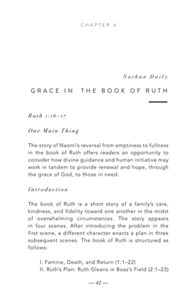 Grace in the Book of Ruth