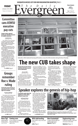 The New CUB Takes Shape In-State Student Tuition and Cost of Living
