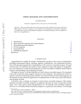 Arxiv:1806.06873V2 [Math.RT] 2 May 2019 Erhcuclo Canada