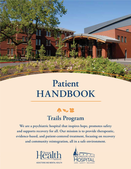 OHA 9577 Oregon State Hospital Trails Handbook