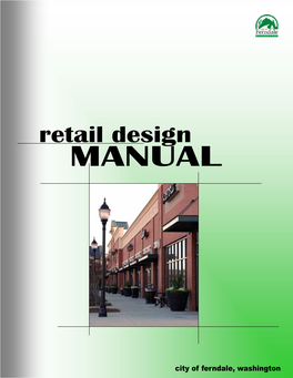 Retail Design Manual Has Been Created