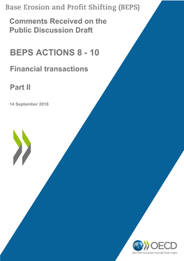 Beps Actions 8 - 10