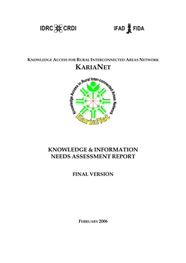 Karianet Information and Knowledge Needs Assessment Report