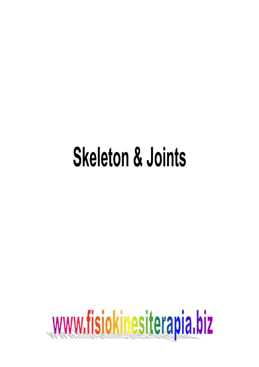 Skeleton & Joints