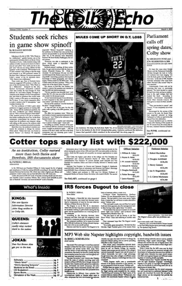Cotter Tops Salary List with $222,000