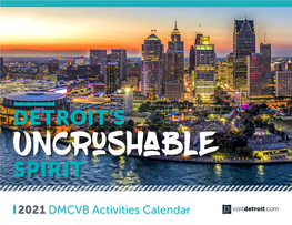 2021 DMCVB Activities Calendar