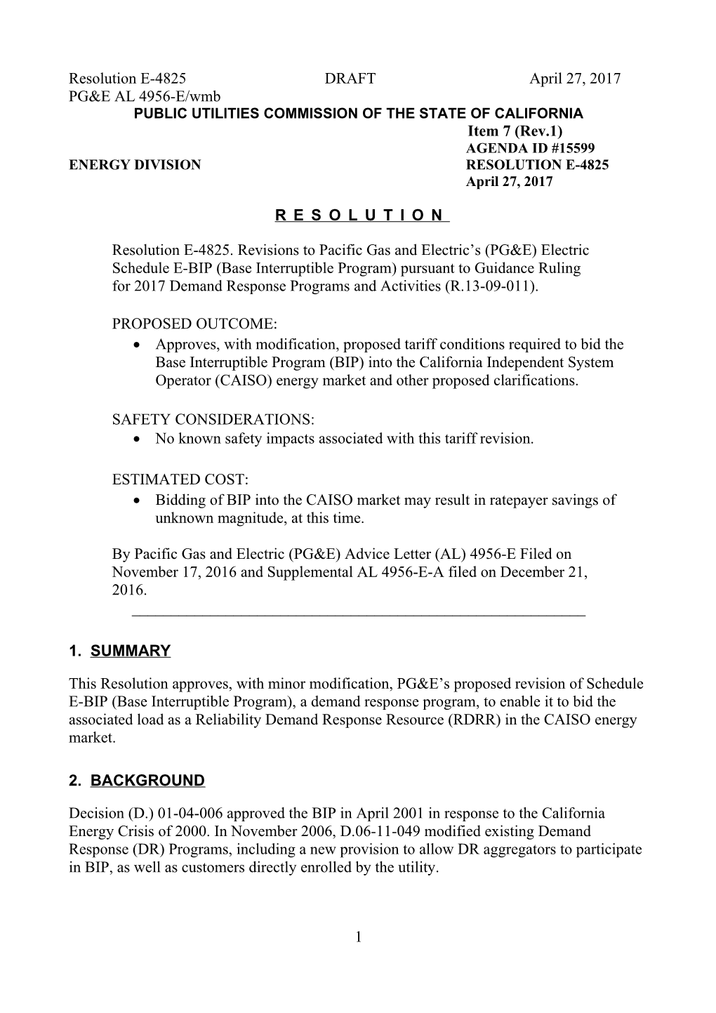 Public Utilities Commission of the State of California s80