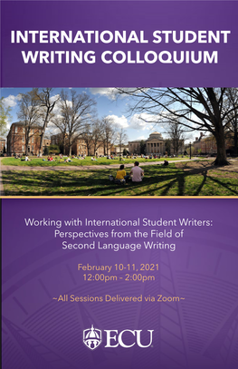 ECU International Student Writing Colloquium