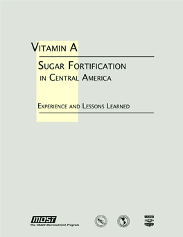 Vitamin a Sugar Fortification in Central America