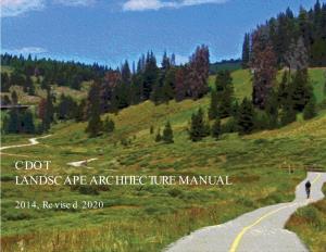 Landscape Architecture Manual 2020 Update
