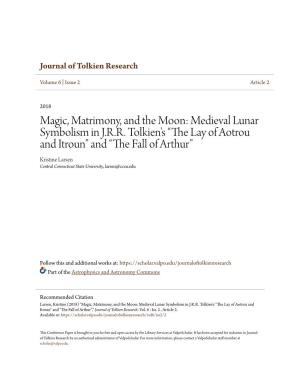 Medieval Lunar Symbolism in JRR Tolkien's