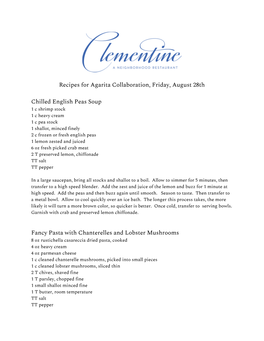 Agarita-Clementine-Recipes.Pdf