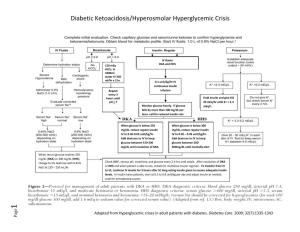Diabetic Ketoacidosis/Hyperosmolar Hyperglycemic Crisis