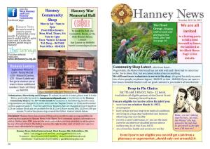 Hanney News Facebook Page