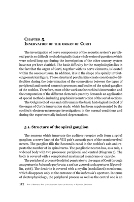 5.1. Structure of the Spiral Ganglion