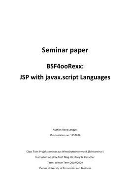 JSP with Javax.Script Languages