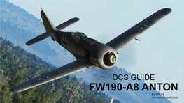 DCS FW190A-8 Anton Guide