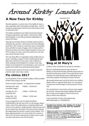 Around Kirkby Lonsdale a New Face for Kirkby September 2017