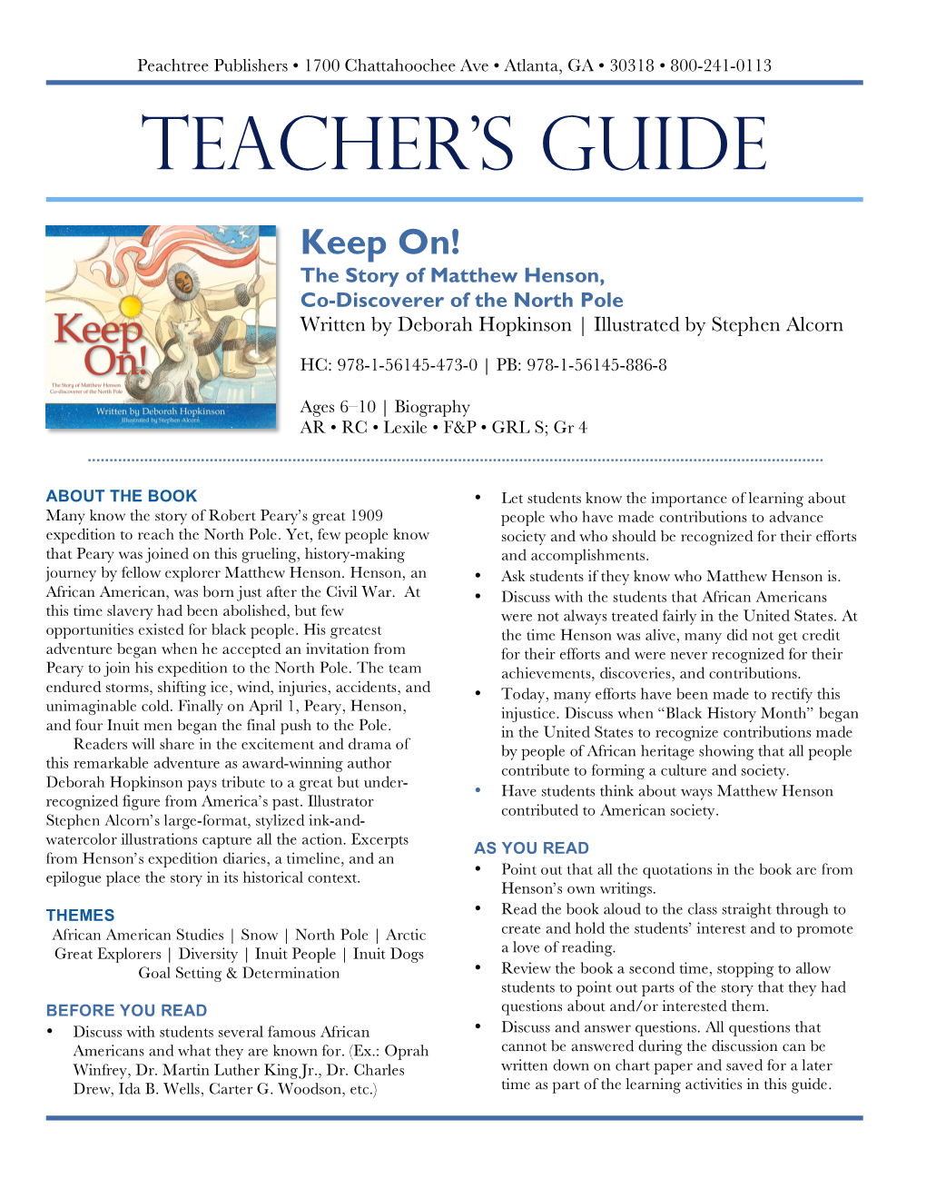 Teacher's Guide