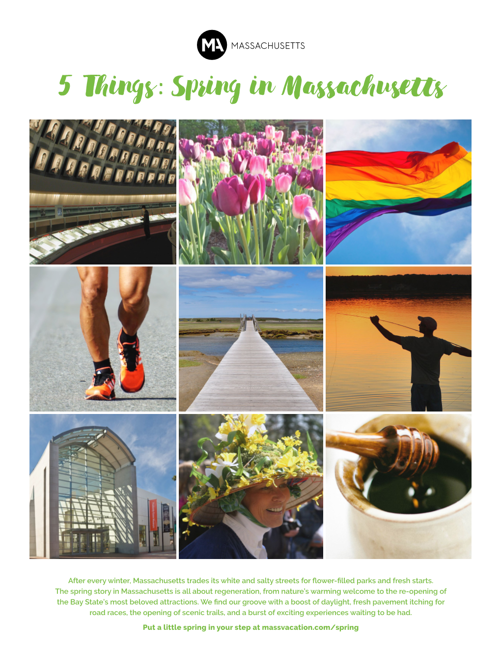 5 Things: Spring in Massachusetts
