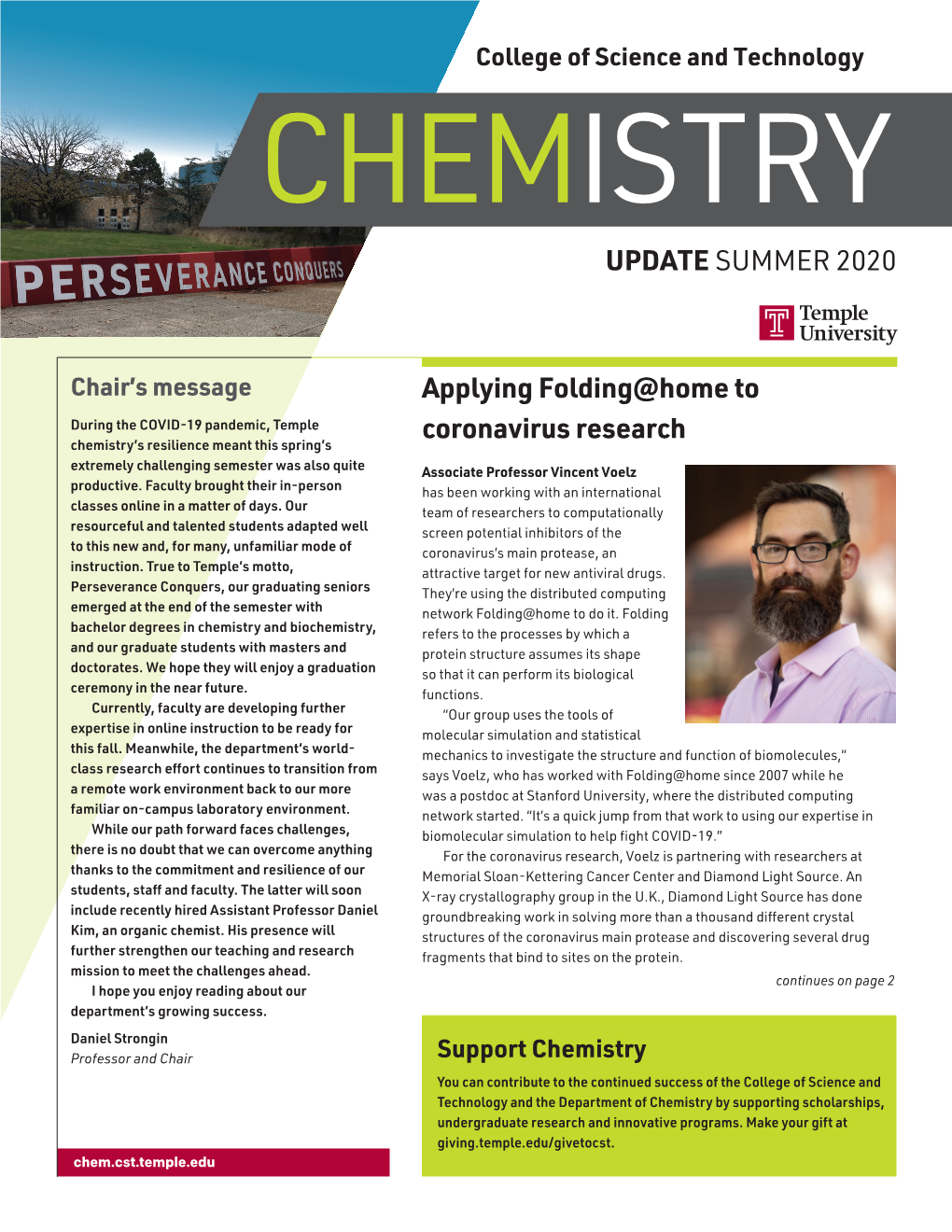 Applying Folding@Home to Coronavirus Research UPDATE SUMMER 2020