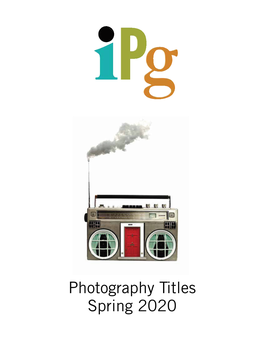 IPG Spring 2020 Photography Titles - December 2019 Page 1