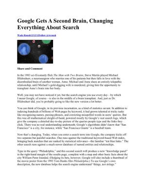 2012, Dec, Google Introduces Metaweb Searching