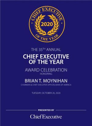 Chief Executive of the Year Award Celebration Honoring Brian T