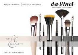 Kosmetikpinsel Make-Up Brushes Digital Version 8/21