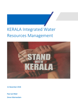 KERALA Integrated Water Resources Management