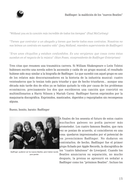 Badfinger: La Maldición De Los “Nuevos Beatles”