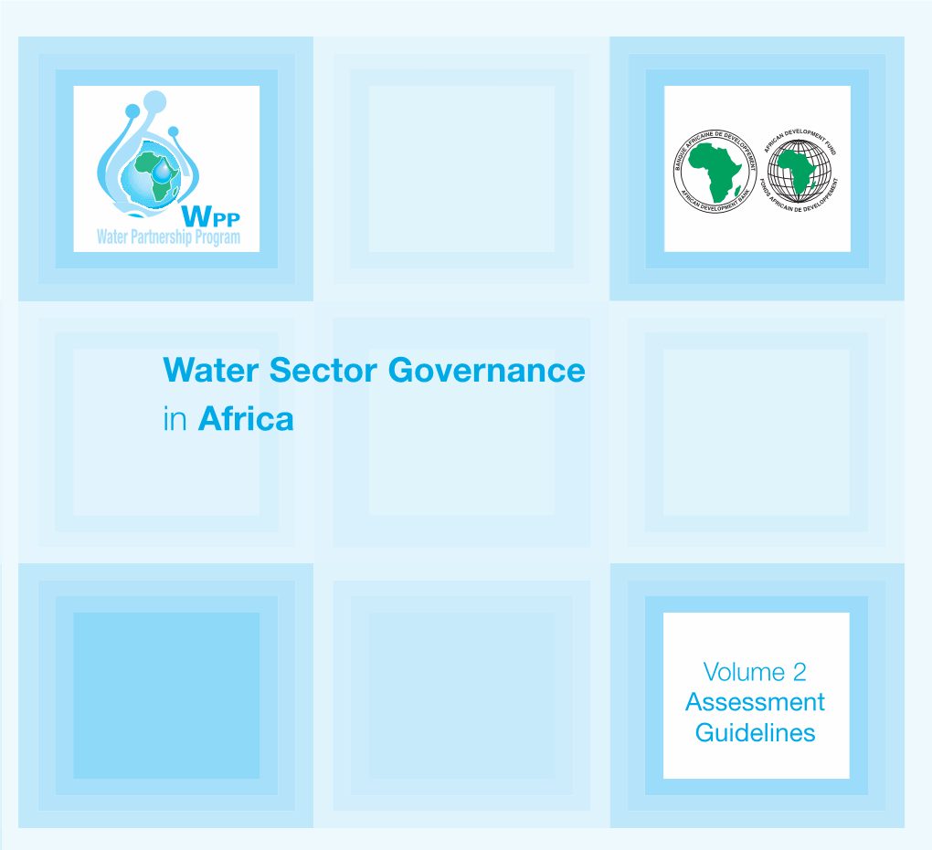 Water Sector Governance in Africa, Vol. 2