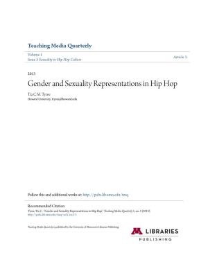 Gender and Sexuality Representations in Hip Hop Tia C.M