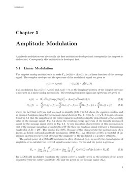 Amplitude Modulation