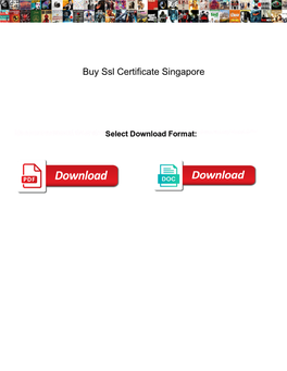 Buy Ssl Certificate Singapore