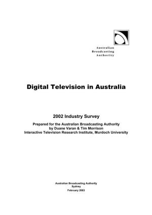 Digital Television in Australia