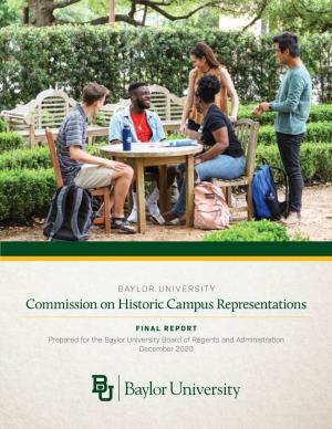 Final Report of the Commission on Historic Campus Representations
