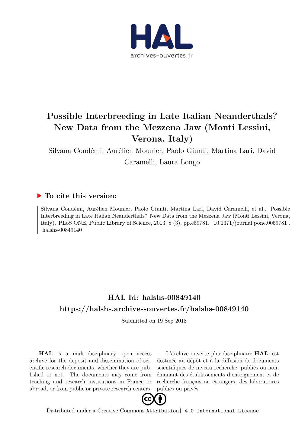 Possible Interbreeding in Late Italian Neanderthals?