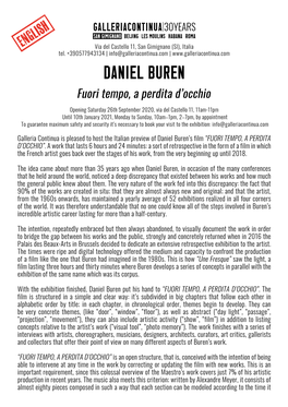 DANIEL Buren Fuori Tempo, a Perdita D’Occhio