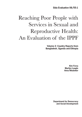 Reaching Poor People with Services in Sexual and Reproductive Health: an Evaluation of the IPPF