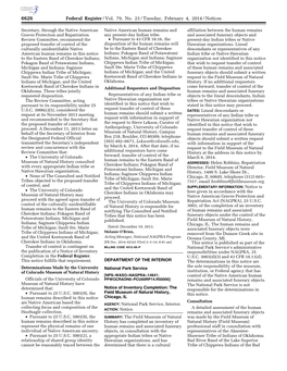 Federal Register/Vol. 79, No. 23/Tuesday, February 4, 2014