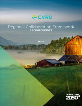Regional Collaboration Framework BACKGROUNDER