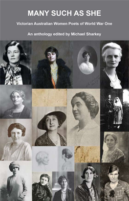Victorian Australian Women Poets of World War