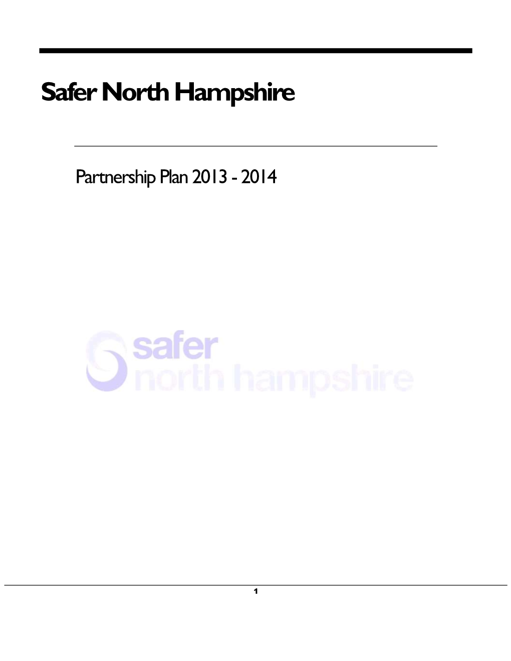 Safer North Hampshire