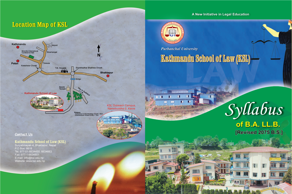 Syllabus of BA LL.B. Program