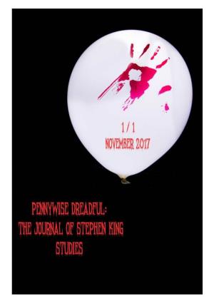 Pennywise Dreadful the Journal of Stephen King Studies