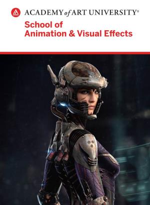 School of Animation & Visual Effects Program Brochure
