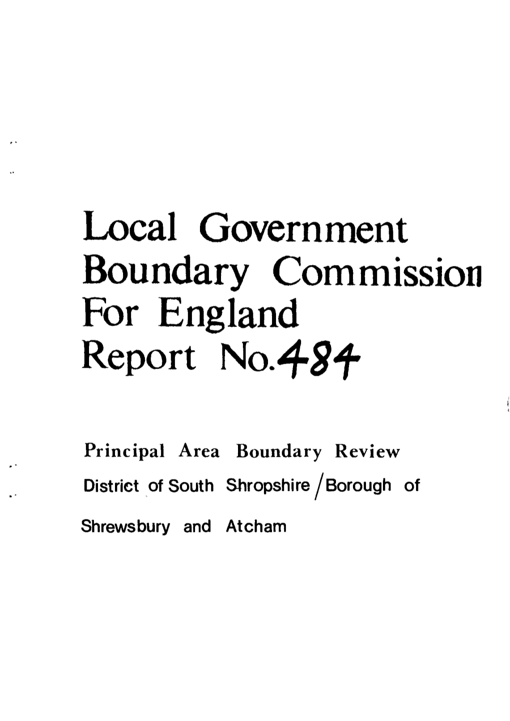 South Shropshire/Shrewsbury and Atcham