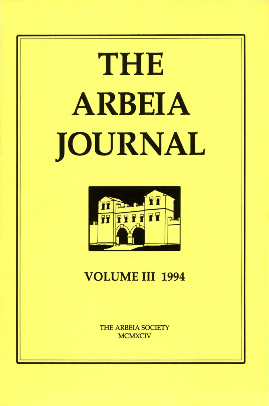 Arbeia Journal